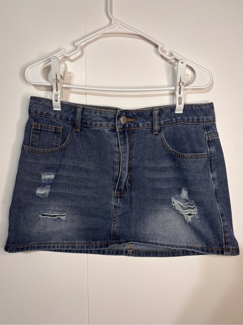 Denim Mini Skirt